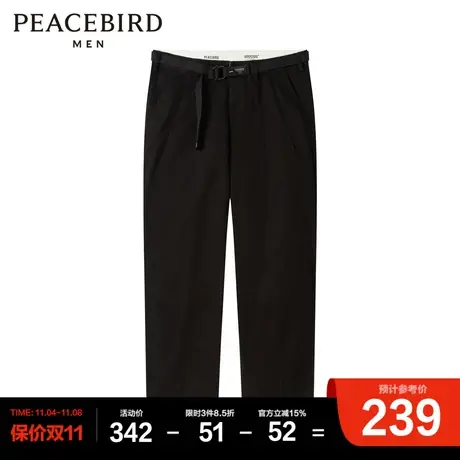 太平鸟男装冬季锥形休闲裤男士商品大图