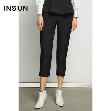 恩裳奥莱春季士摩登OL黑色休闲西裤商品大图