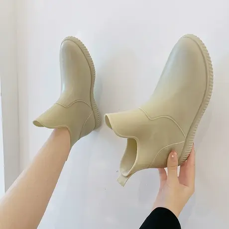 成人雨鞋女时尚款外穿雨靴胶鞋防滑中筒水鞋防水防滑2025新款轻便图片