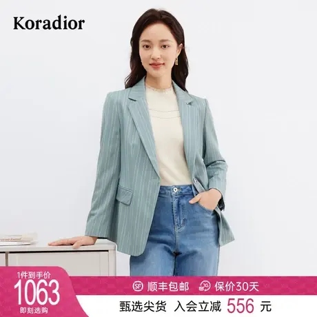 珂莱蒂尔女装2024春季新款通勤百搭职业西装外套超好看高级感图片