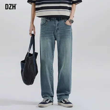 男士直筒牛仔裤男款裤子潮牌痞帅炸街男休闲长裤春季男裤2024新款商品大图