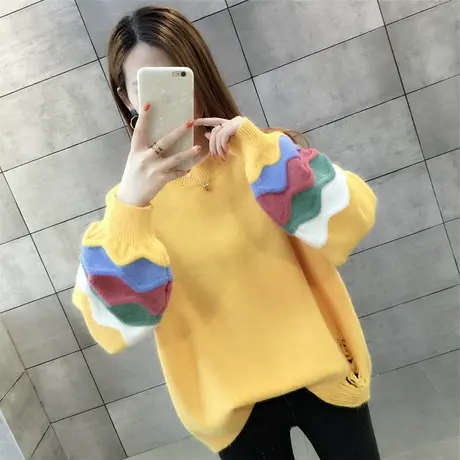 毛衣女装2023年新款秋冬季女士秋款秋装宽松外穿上衣服打底衫洋气图片