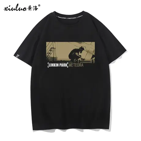 Linkin Park林肯公园Meteora专辑短袖t恤摇滚乐队vintage美式商品大图