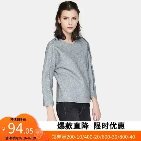 艾格冬新品简约时尚纯色衬衫女士E160商品大图