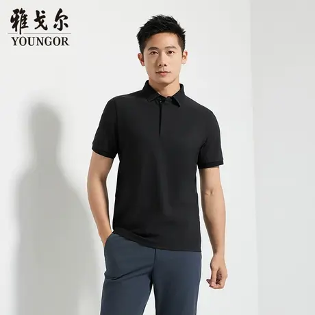 【商场同款】雅戈尔男士短袖POLO夏季新款官方商务休闲短袖T恤男图片