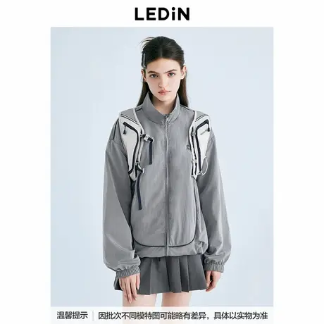 【商场同款】乐町2025春季新款轻运动休闲便服夹克外套C2BBF1505*商品大图