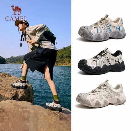 【骆驼云山】2025夏季新款户外登山情侣休闲运动男鞋丑萌老爹鞋女商品大图