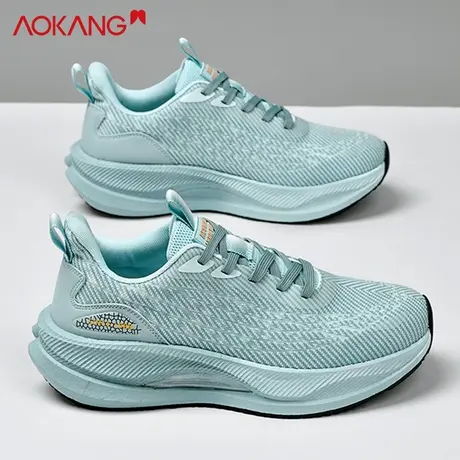 奥康竞速追风碳板跑步鞋轻便网面透气缓震慢跑鞋秋季通勤运动鞋男商品大图