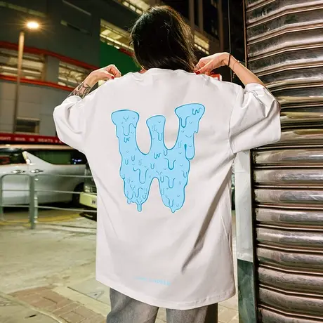 Nuthink加肥加大趣味短袖男潮潮牌潮流搞怪T恤夏季半截袖大码半袖商品大图