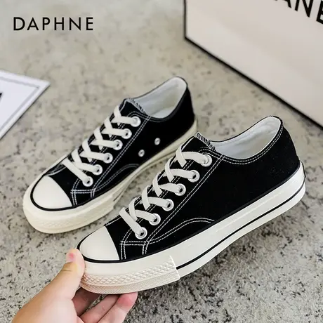 达芙妮奥特莱斯折扣官网帆布鞋女2022新款爆款百搭低帮经典版女鞋商品大图