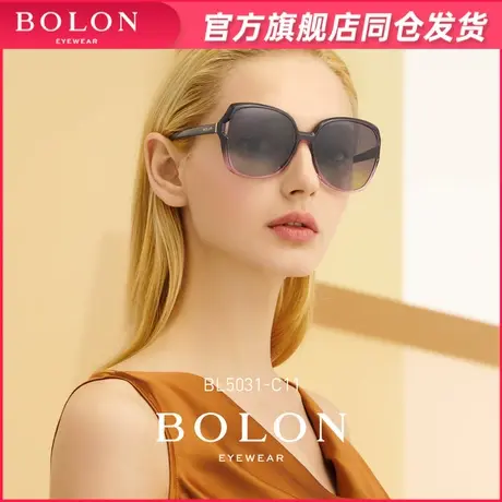 BOLON暴龙眼镜新款蝶形太阳镜大黑框眼镜蝶形时尚墨镜女士BL5031图片
