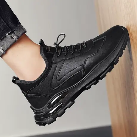 雨鞋男款时尚厨师水鞋厨房防滑鞋耐磨男鞋户外防水鞋男士短款雨靴商品大图