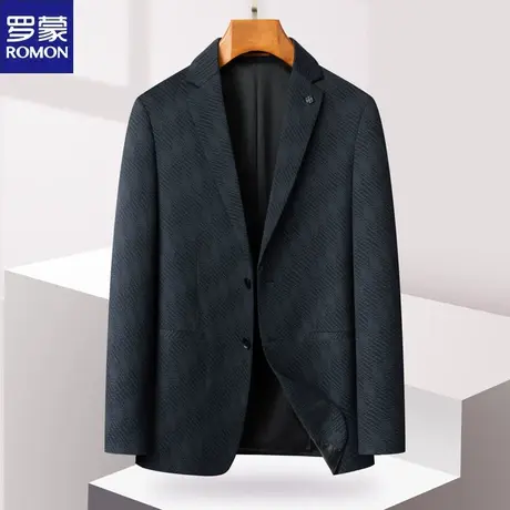 罗蒙休闲西服男士春季新款商务正装单件上衣外套男韩版修身小西装图片