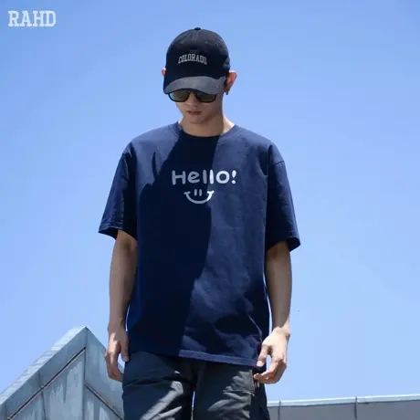 Radiohead短袖t恤男款简约印花设计上衣纯棉宽松休闲体恤衫学生潮商品大图