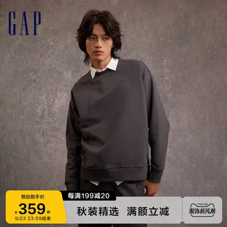 Gap男女装秋季2023新款LOGO潮流宽松廓形卫衣794392运动上衣商品大图