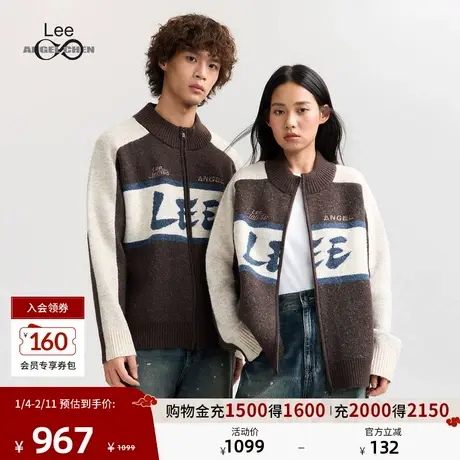 Lee IndiGO × ANGEL CHEN联名系列商场款25冬新男女同款毛衣图片