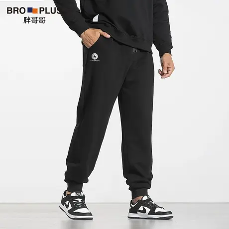 胖哥哥大码裤子男胖子宽松加肥加大男裤运动裤卫裤春季休闲裤男装商品大图