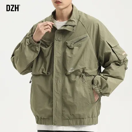 男士工装飞行员夹克男秋季2023新款冲锋衣外套高级感痞帅上衣男款商品大图