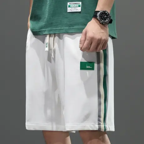 五分运动休闲短裤男士外穿潮流百搭帅气夏季薄款夏天中裤子大裤头商品大图