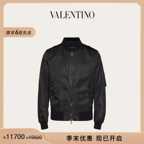 【季末优惠】华伦天奴VALENTINO男士 ROCKSTUD UNTITLED 飞行夹克商品大图