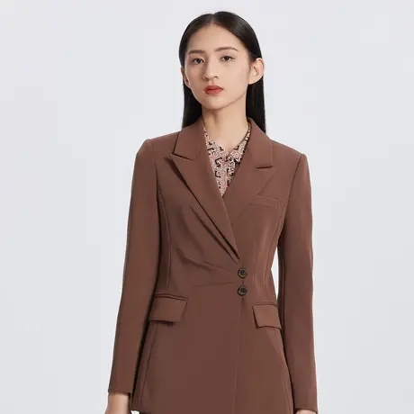 LANCY/朗姿气质修身通勤百搭西装女春季西装商场同款图片