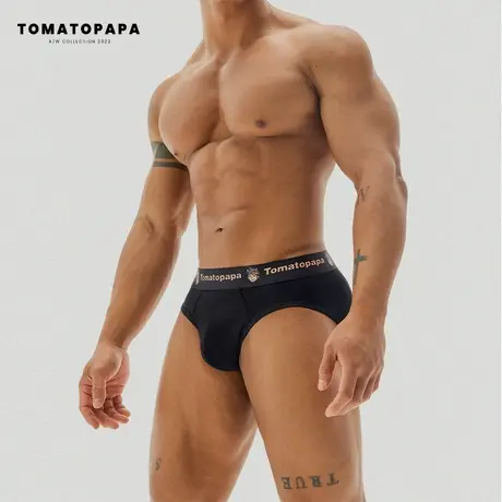 TOMATOPAPA恶魔系列男士内裤三角裤透气棉运动健身性感莫代尔底裤商品大图