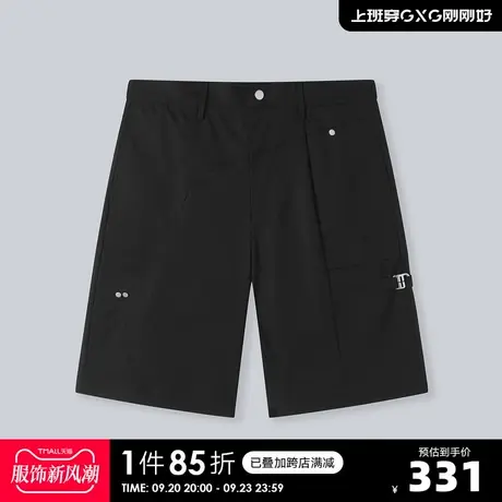 YATLAS亚锐男装22新款夏季基础修身短裤男休闲图片