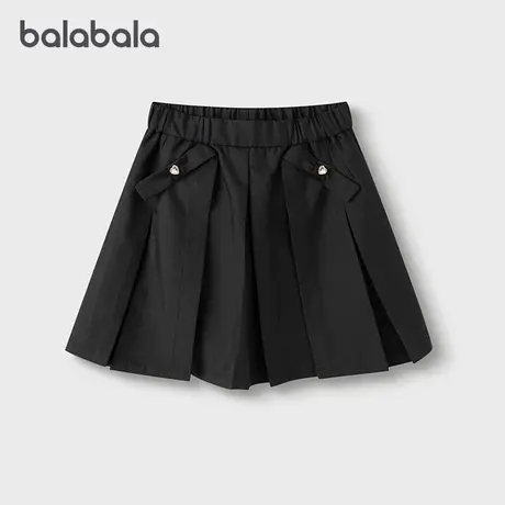 巴拉巴拉童装女童短裤儿童裤子2025新款秋装裙裤洋气甜美时尚百搭商品大图