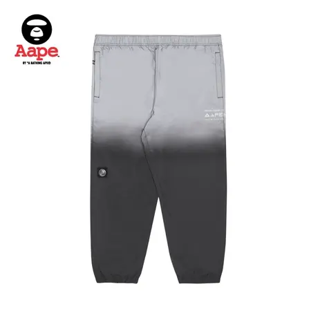 Aape旗舰店男装秋冬猿颜徽章字母印花潮流渐变束脚休闲裤6789XXH商品大图