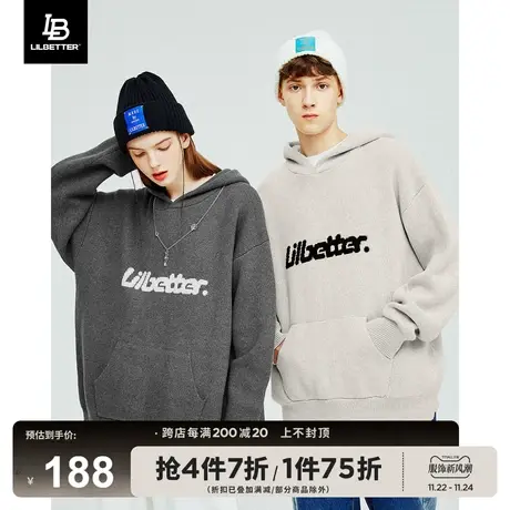 Lilbetter毛衣男新款冬季线衣情侣衣服百搭上衣加厚男装针织衫LB商品大图