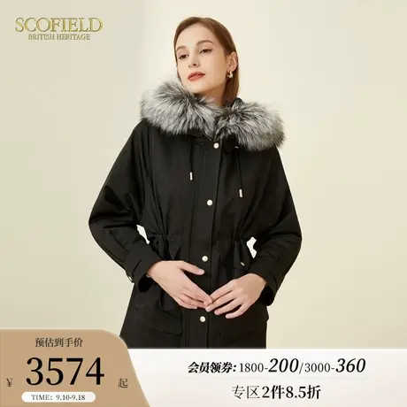 【90%鸭绒】Scofield女装冬季工装派克服加厚时尚短款羽绒服外套商品大图
