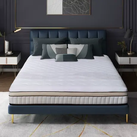 富安娜记忆棉床垫十大名牌独立静音弹簧床垫席梦思1.8m乳胶床垫商品大图