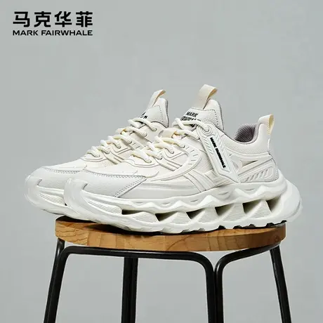 马克华菲男鞋潮牌高级感厚底增高老爹鞋男2025新款夏季休闲运动鞋商品大图