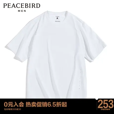 太平鸟男装23年春季新款男士休闲短袖T恤B1DAD1G03图片