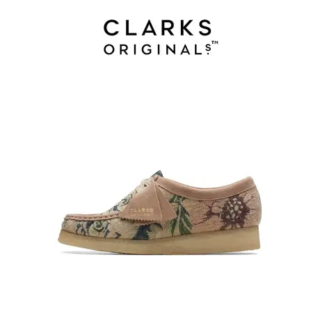 Clarks其乐ORIGINALS WALLABEE.女鞋复古休闲魅纹袋鼠鞋商品大图