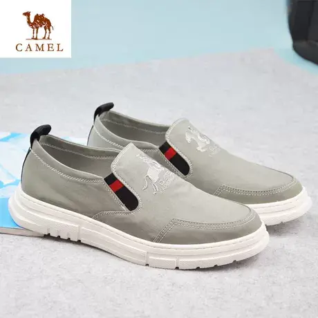 Camel/骆驼男鞋春季新品时尚休闲户外舒适耐磨套脚男鞋Z201050017图片