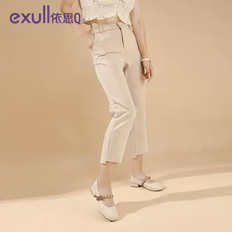 依思Q小香风玛丽珍女鞋2023冬季新款高跟鞋法式复古皮鞋粗跟单鞋图片