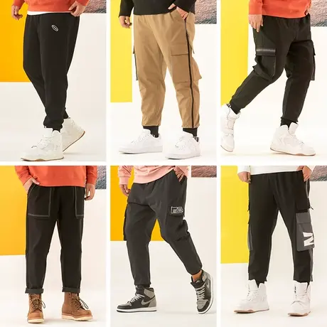 【断码捡漏】加肥加大码休闲裤长裤 非质量问题不退换商品大图