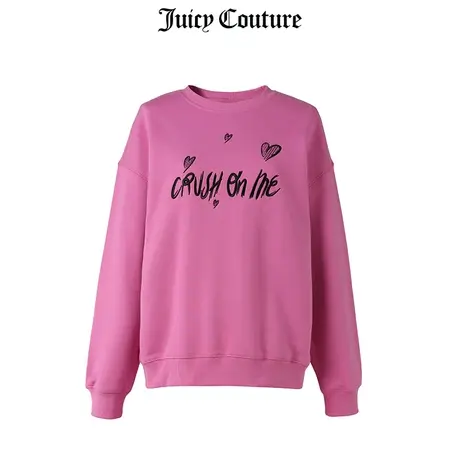 Juicy Couture橘滋美式春季新款迪士尼联名印花卫衣运动休闲上衣商品大图
