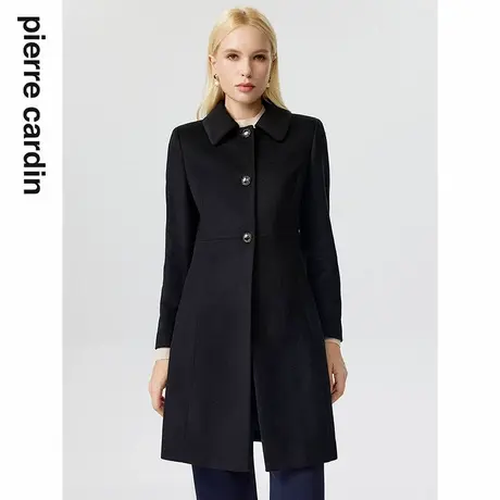 【皮尔卡丹女装】通勤轻商务干练利落单排扣大衣【专柜正品】商品大图