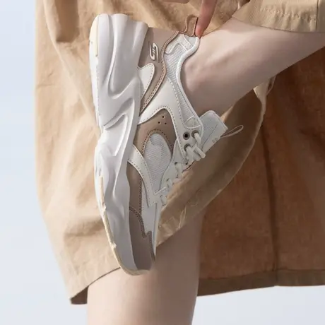 斯凯奇（Skechers）女鞋春秋新款软底轻便运动鞋厚底增高老爹鞋复商品大图