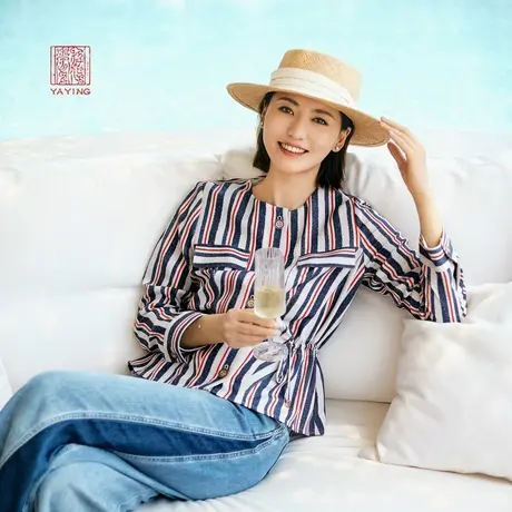 [真丝系列]EP雅莹高端系列 气质收腰西装外套 2023新款1115A图片