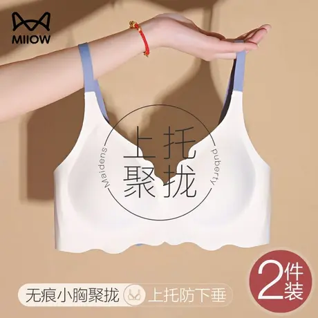 内衣女聚拢小胸性感夏季薄款胸罩防下垂无痕夏季少女风文胸无钢圈图片