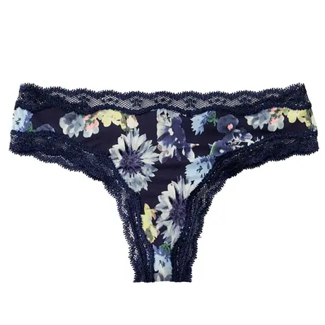 爱美菲露舒适透气日系收腹无痕内裤女士蕾丝低腰性感t型丁字裤头商品大图