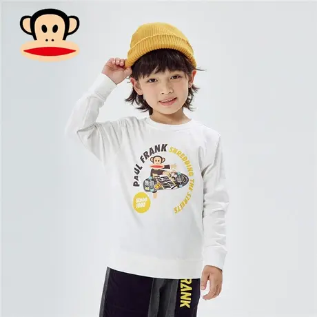 大嘴猴男童卫衣秋装2022秋季新品宽松男孩上衣潮圆领童装儿童长袖商品大图