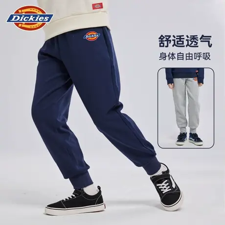 Dickies童装男童裤子儿童秋款美式运动裤男孩2025新款秋季长裤薄A图片