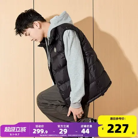 唐狮2024秋冬冬季新款保暖马甲男羽绒背心百搭前胸小标羽绒背心商品大图