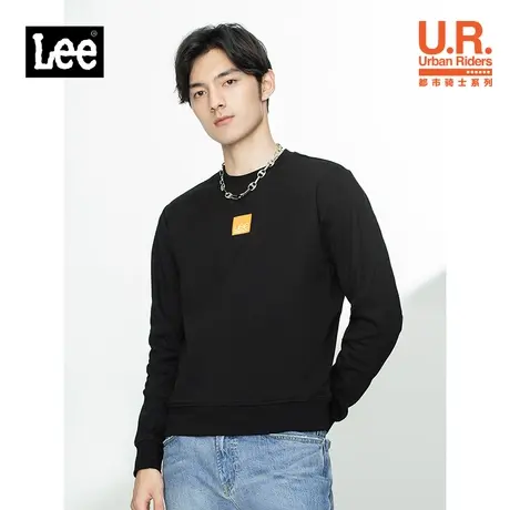 Lee商场同款21秋冬新品标准版多色圆领长袖卫衣男LMT001220100图片