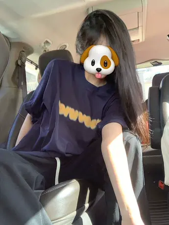 短袖t恤oversize国潮设计感小众女夏宽松大码纯棉ins潮街头风上衣商品大图