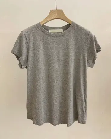 韩国东大门2024夏季新款显瘦百搭纯色薄款圆领短袖t恤女打底上衣图片